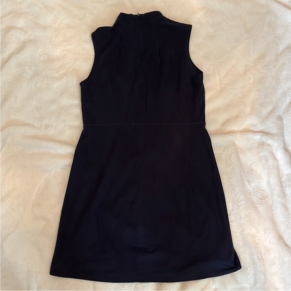 Lysse Faux Suede Navy Cutout Dress‎ - Picture 2 of 8